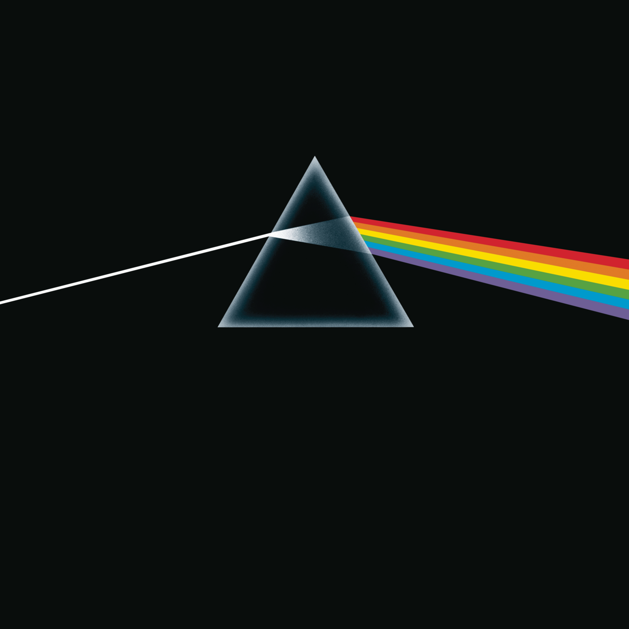 A beam of white light entering a glass prism and leaving it spread into a band of colour.